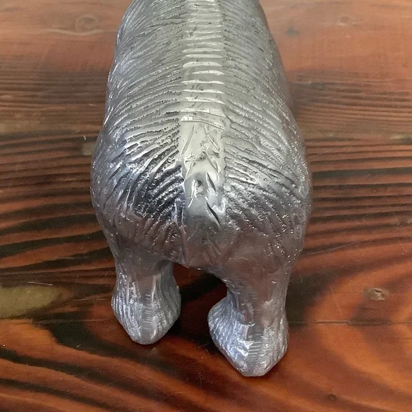 Silver Bear Figurine - Picture 3 of 4